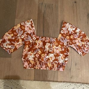 BRAND NEW Roxy floral top